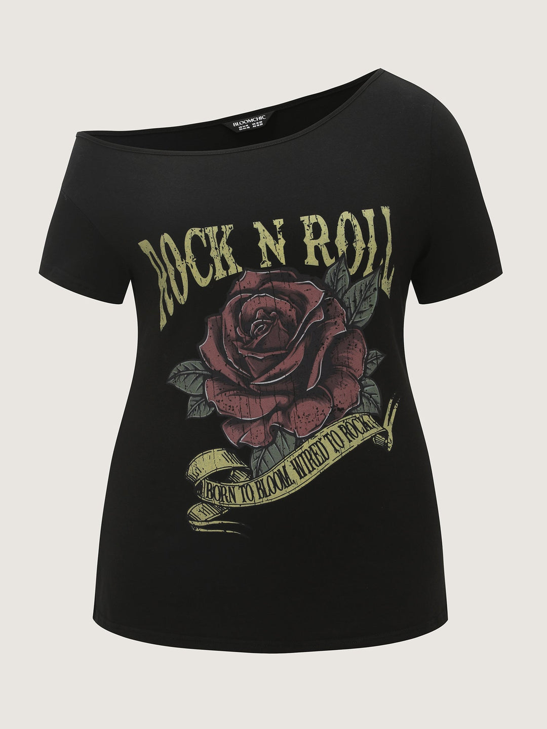 Cotton Rock And Roll Print T-Shirt