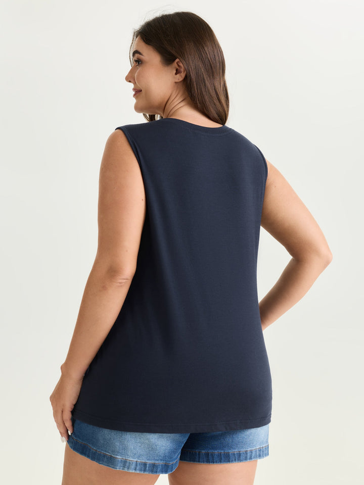Supersoft Roam Freely Round Neck Tank Top