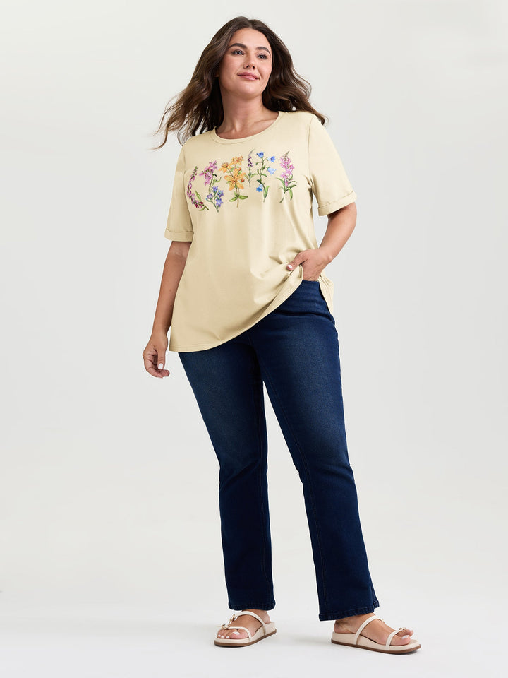 Pure Cotton In Bloom T-Shirt