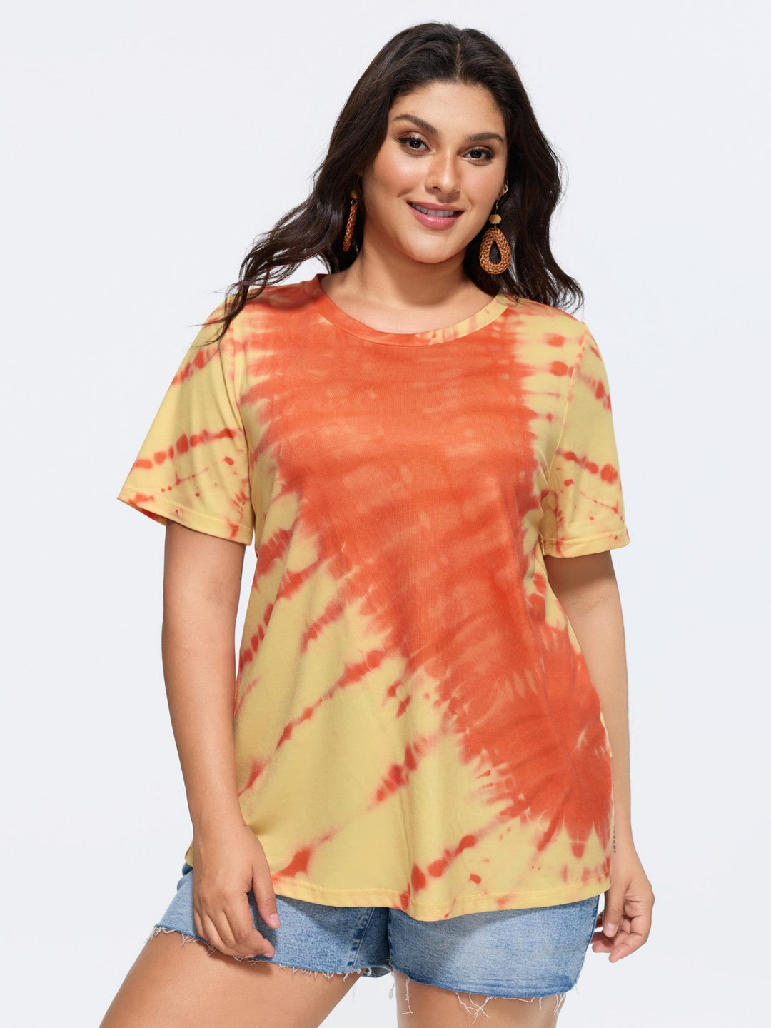 Tie Dye Round Neck T-shirt