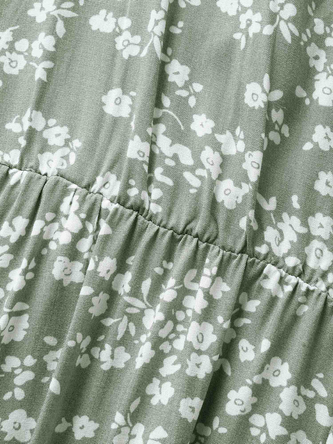 Bloom Dress - Flutter Sleeve Ditsy Floral Pocket Split Maxi Dress