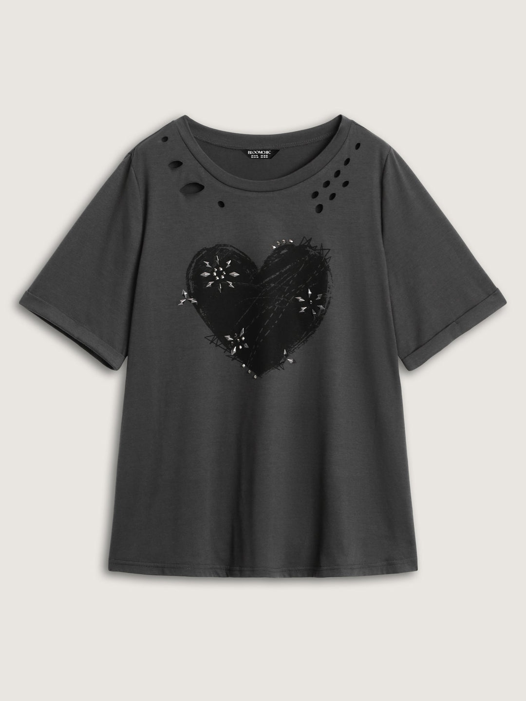 Supersoft Hot Fix Rhinestone T-Shirt