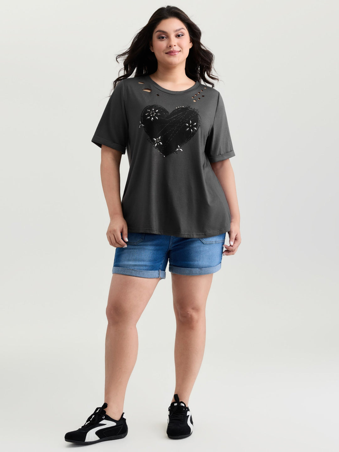 Supersoft Hot Fix Rhinestone T-Shirt