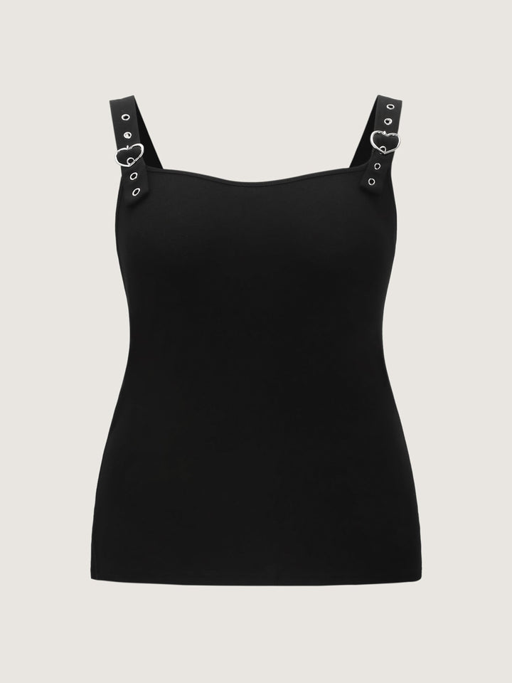 Supersoft Adjustable Shoulder Strap Plain Tank Top