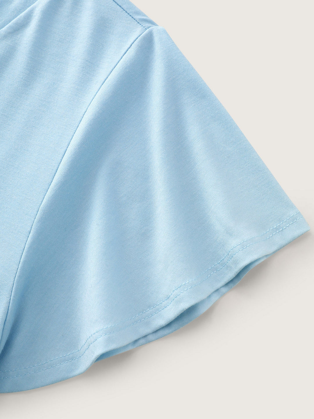 Supersoft Color Gradient Ruffled Sleeve Knit Top