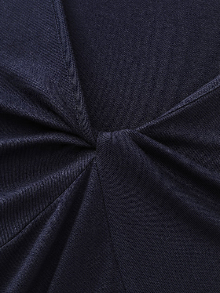 Supersoft Ruched V-Neck T-Shirt