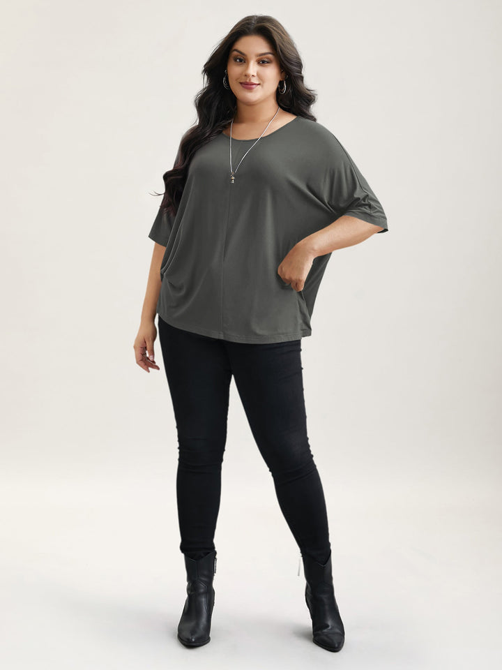 Supersoft Round Neck Plain T-Shirt