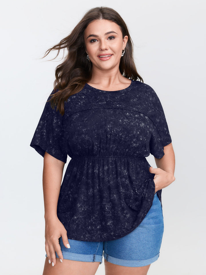 Vintage Wash Raglan Sleeve T-Shirt