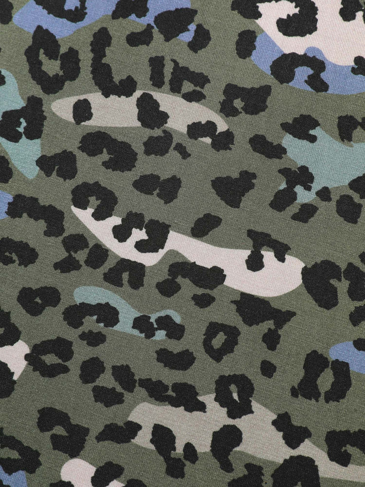 Camouflage Leopard Print T-Shirt