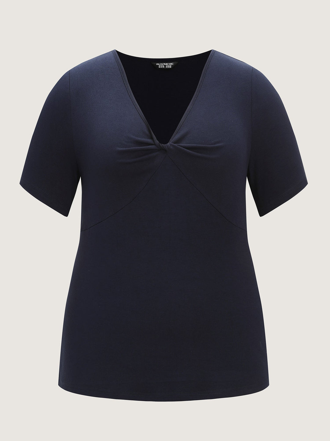 Supersoft Ruched V-Neck T-Shirt