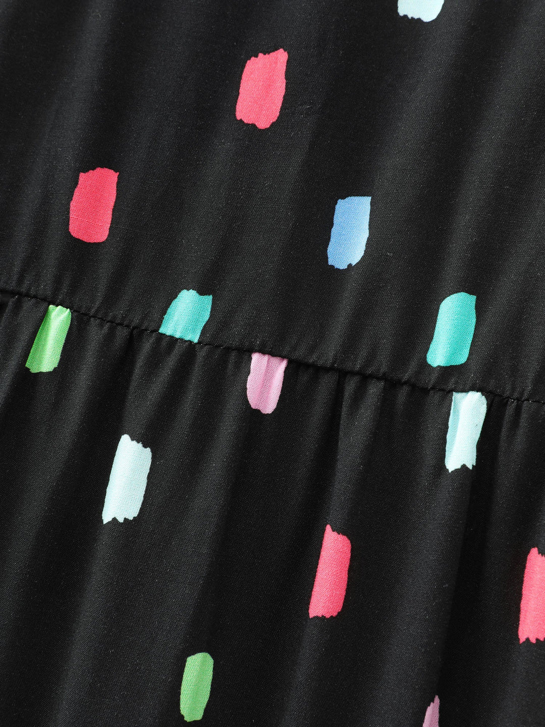 Colorful Geometric Print Cami Midi Dress
