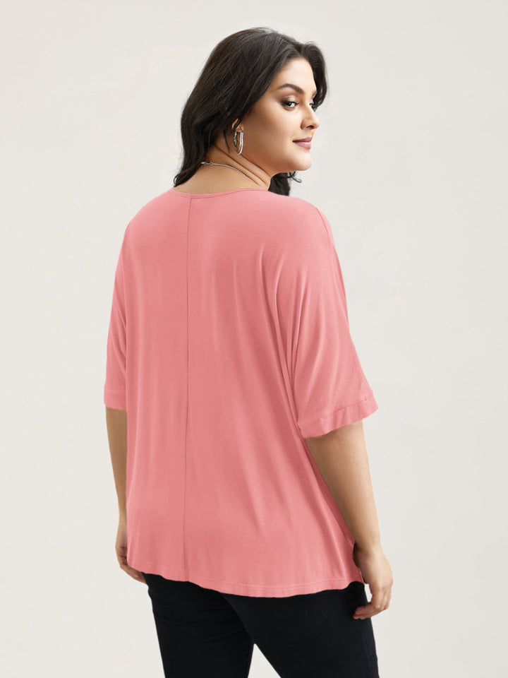 Supersoft Round Neck Plain T-Shirt