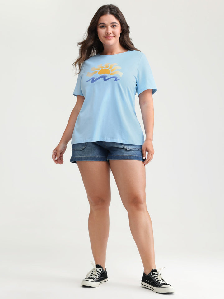 Cotton Sun Approved Crew Neck T-Shirt
