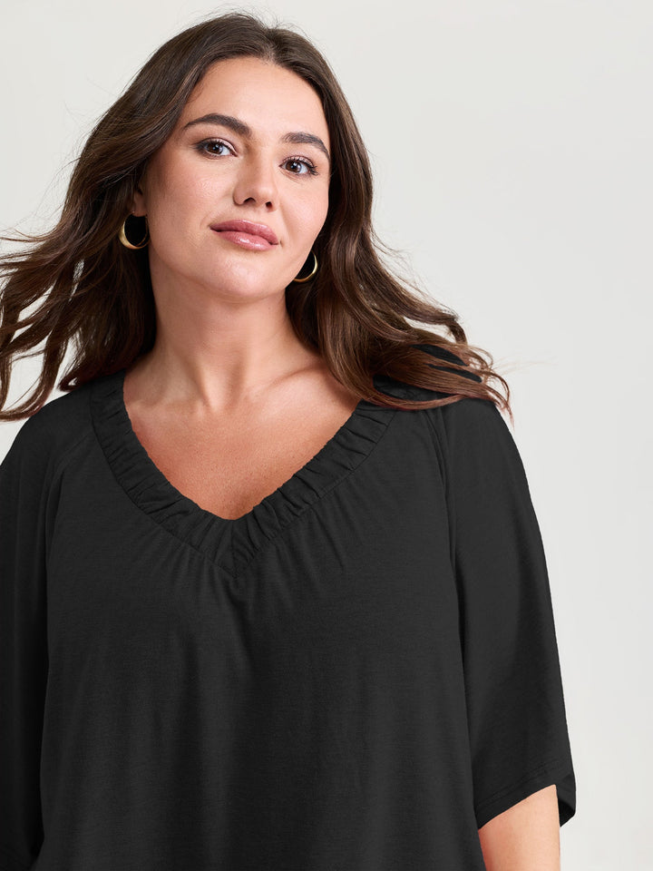 Supersoft Bust-Friendly Flowy Plain Top