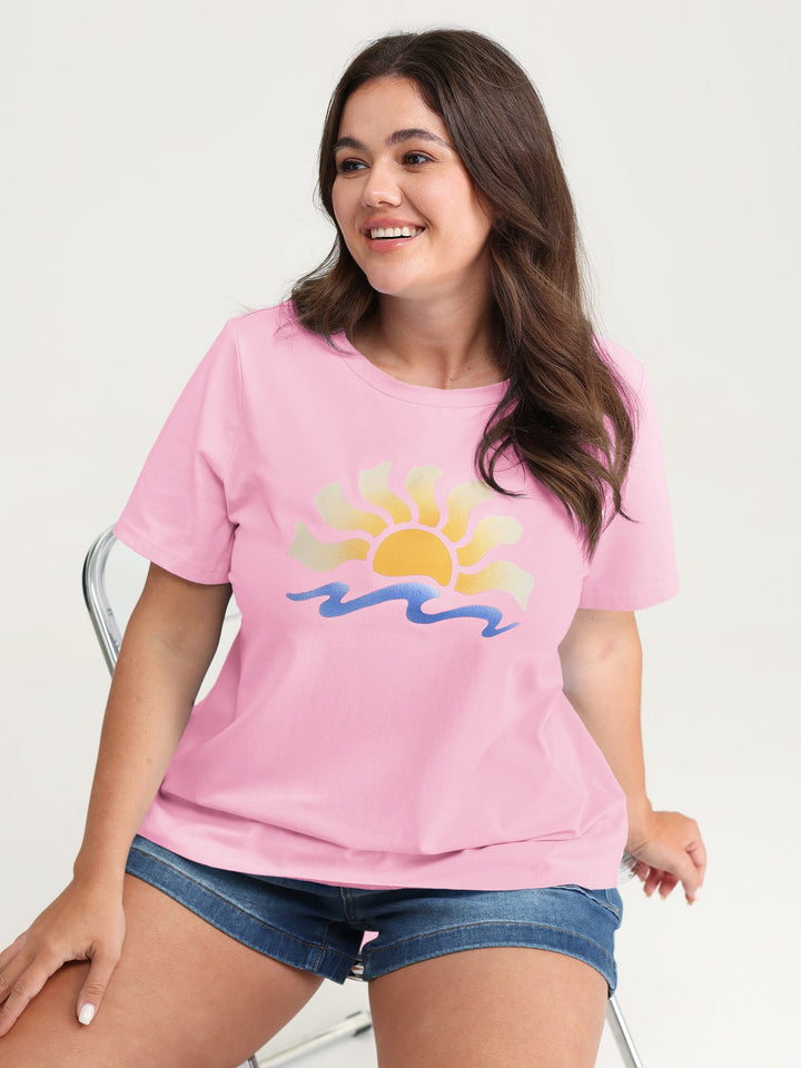 Cotton Sun Approved Crew Neck T-Shirt