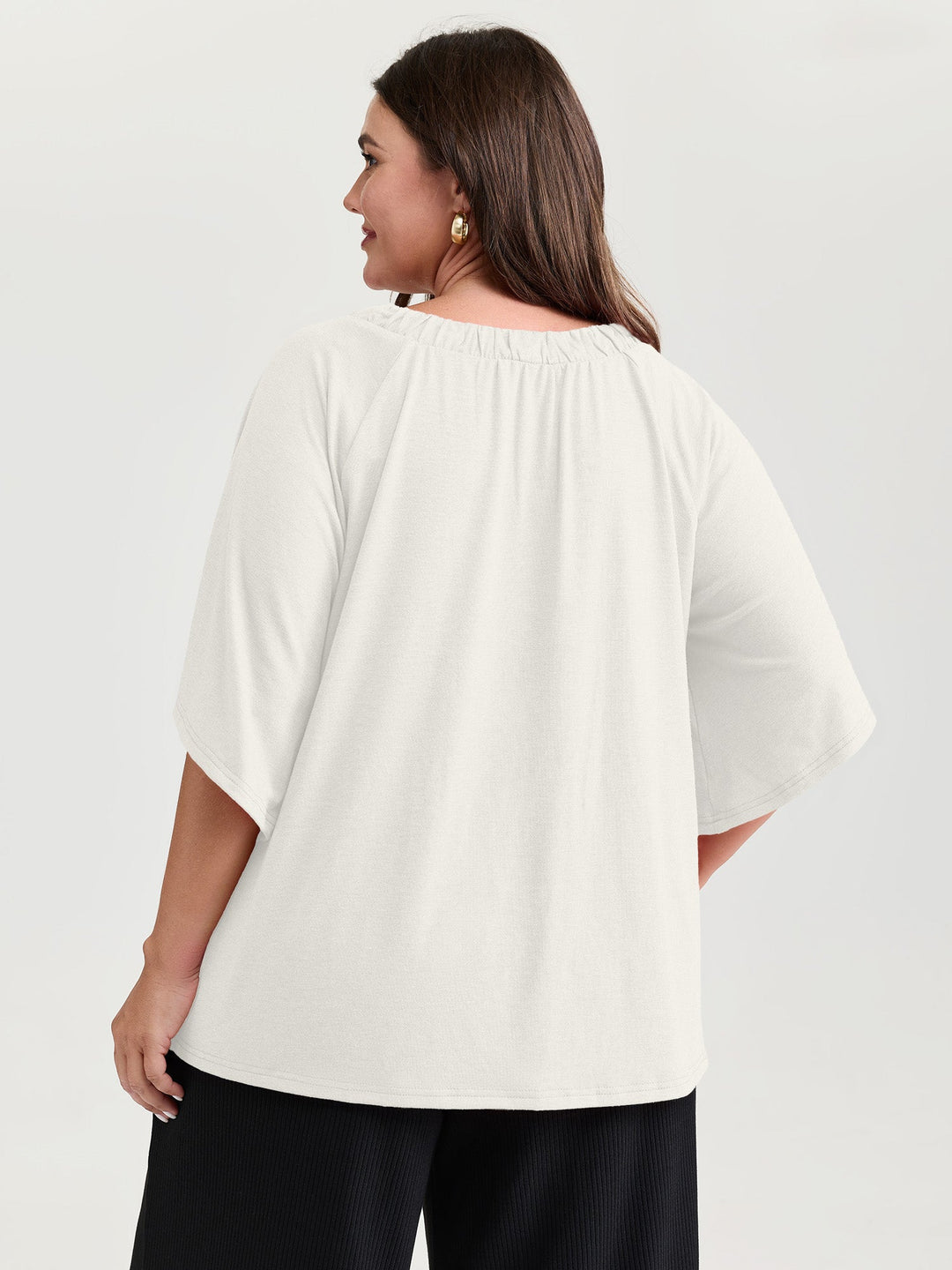 Supersoft Bust-Friendly Flowy Plain Top