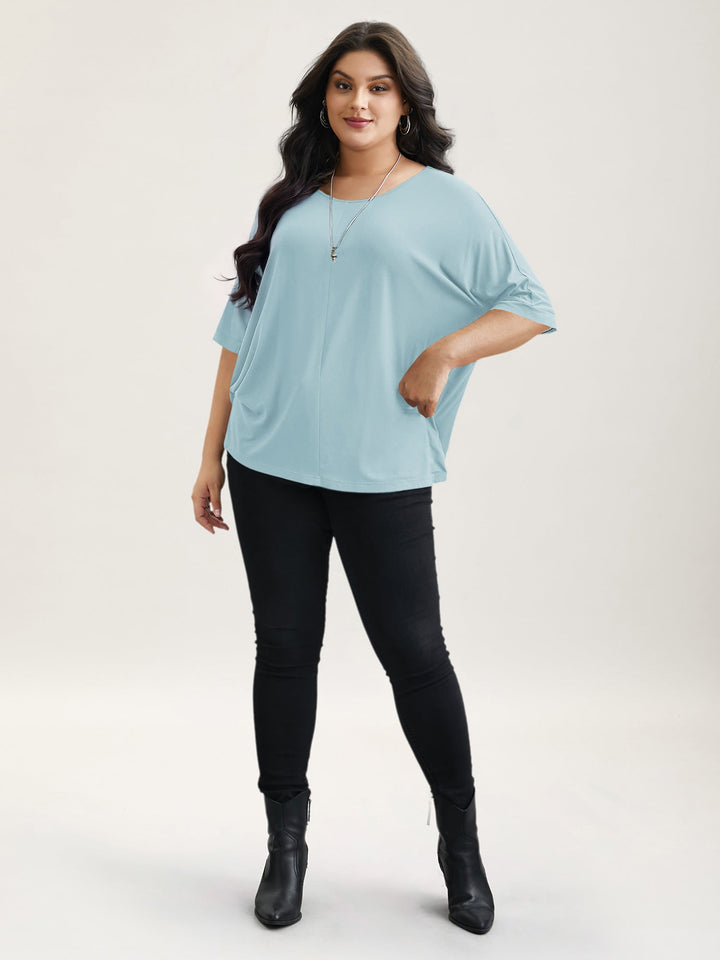 Supersoft Round Neck Plain T-Shirt