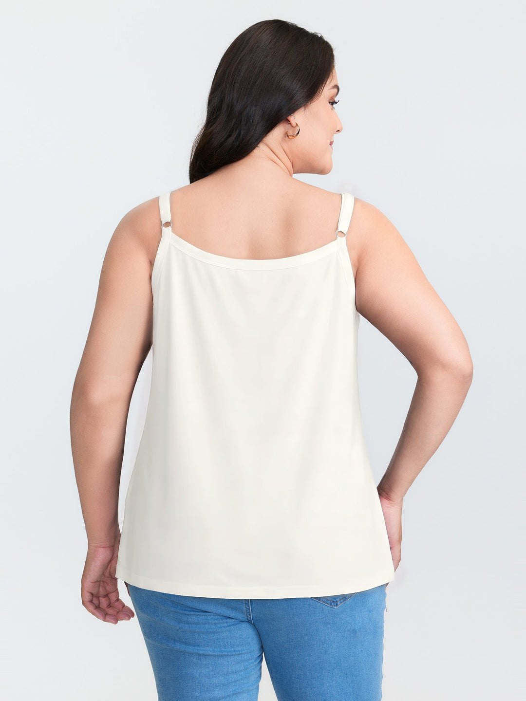 Supersoft Stretchy Pleated Tank Top
