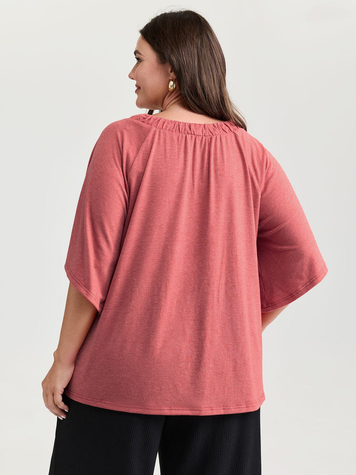 Supersoft Bust-Friendly Flowy Plain Top