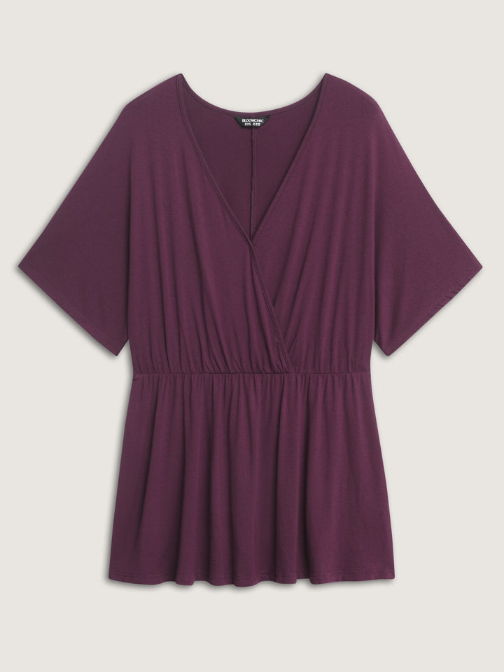 Supersoft Stretchy Surplice T-Shirt